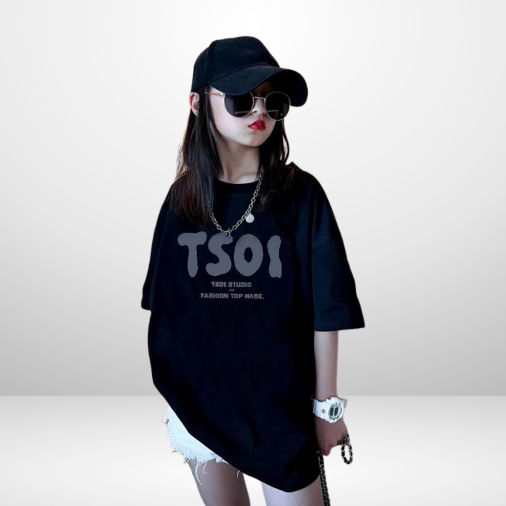 Áo Thun Ngắn Tay Cho Bé Trai, Bé Gái In Hình Năng Động, Cổ Tròn | JJ Kids Fashion