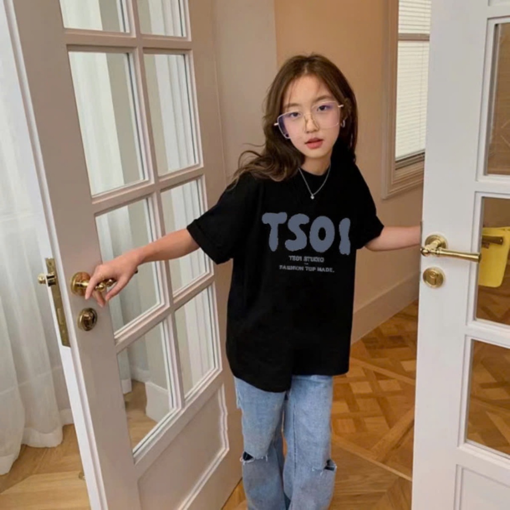 Áo Thun Ngắn Tay Cho Bé Trai, Bé Gái In Hình Năng Động, Cổ Tròn | JJ Kids Fashion
