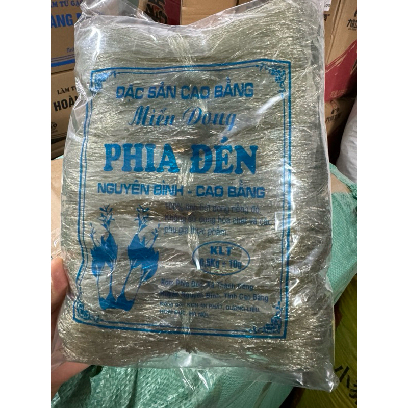 (Sỉ 10kg ) Miến dong phia đen cao bằng sợi dai ngon