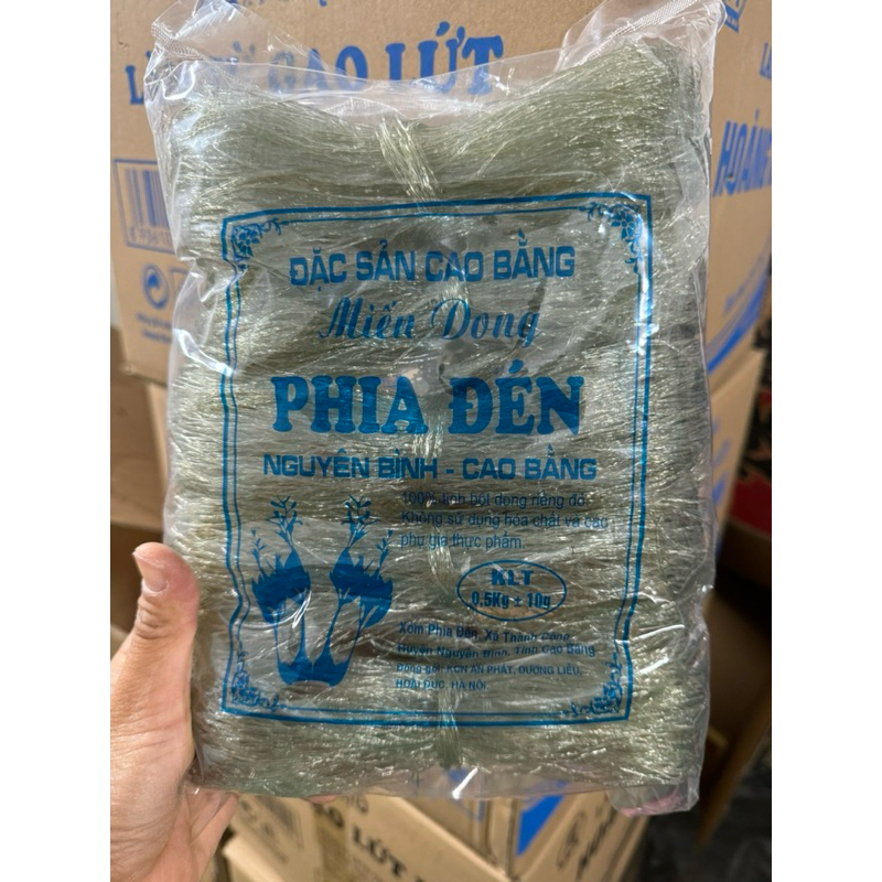 (Sỉ 10kg ) Miến dong phia đen cao bằng sợi dai ngon