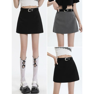 Váy Mini Có Thắt Lưng Cho Nữ Bọc Mỏng Phù Hợp Với Chữ A Váy Y2K Phù Hợp Với Váy Có Quần Short Bên Dưới Hivaxin