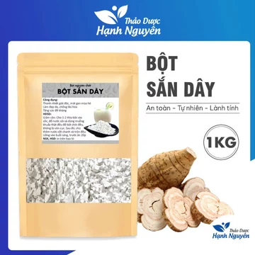 Bột sắn dây nguyên chất 1kg, nhà làm, sắn dây ta, không pha trộn, giúp thanh nhiệt, tốt cho sức khoẻ