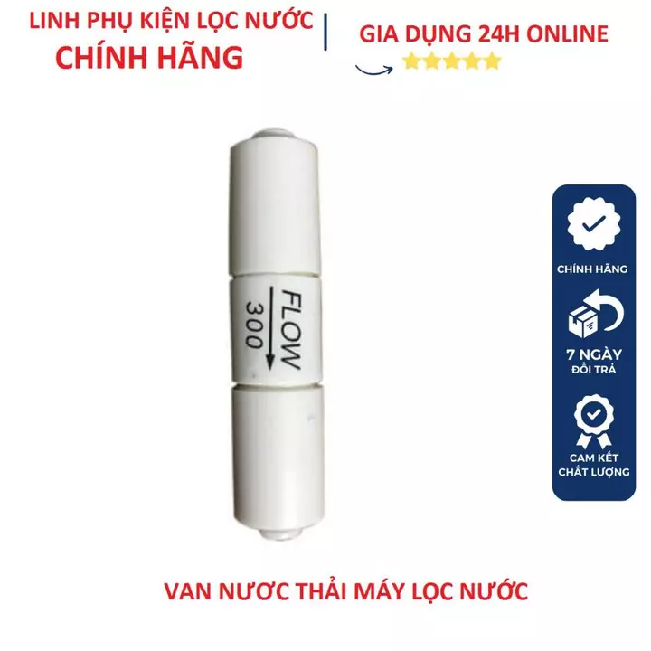 Van nước thải Flow cút nối nhanh dùng cho máy lọc nước RO