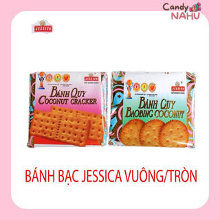 sĩ 1 thùng bánh bạc jeesica(bạc tròn 40 gói bạc vuông 45 gói)