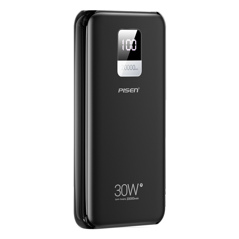 Pin dự phòng Pin dự phòng siêu nhanh Pisen TS-D337 20000mAh hỗ trợ 2 cổng sạc