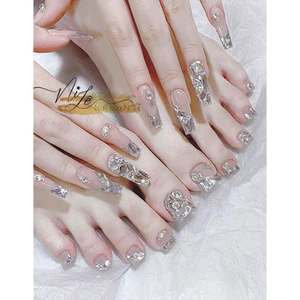 NAIL BOX THIẾT KẾ ĐÍNH ĐÁ FULL SIÊU SÁNG
