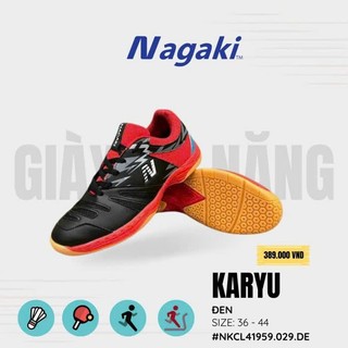 Giày cầu lông, bóng chuyền, Bóng Rổ, pickle ball -   Nagaki Karyu ( Tặng Kèm Tất)