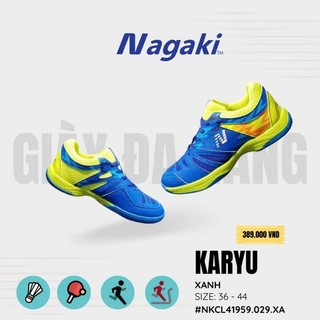 Giày cầu lông, bóng chuyền, Bóng Rổ, pickle ball -   Nagaki Karyu ( Tặng Kèm Tất)