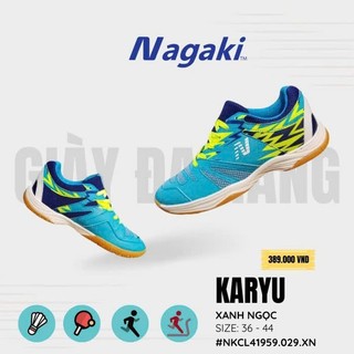 Giày cầu lông, bóng chuyền, Bóng Rổ, pickle ball -   Nagaki Karyu ( Tặng Kèm Tất)