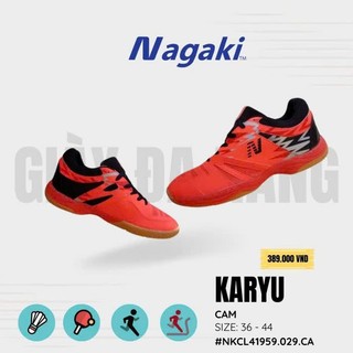 Giày cầu lông, bóng chuyền, Bóng Rổ, pickle ball -   Nagaki Karyu ( Tặng Kèm Tất)