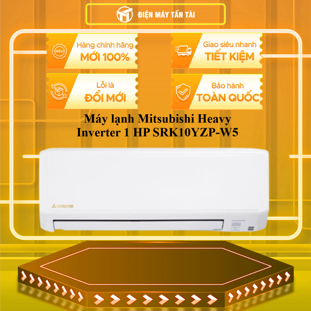(HCM) - SRK10YZP-W5 - Máy lạnh Mitsubishi Heavy Inverter 1 HP SRK10YZP-W5 | BigBuy360 - bigbuy360.vn