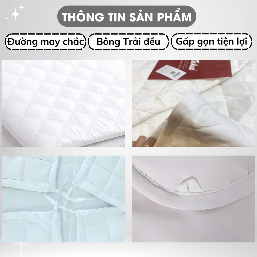 Ảnh Ruột Chăn Mền bông Cao Cấp A Concept Decor Siêu Ấm Nhẹ Cho Mùa Hè Thu Đông Chăn Bông Dày Chuẩn Khách Sạn 5 sao 2mx2m2 2