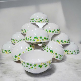 Bộ 20 Chén bát ăn cơm nhựa Melamine chén có 8 màu dễ sử dụng- Trường An VN - TẶNG 4 MIẾNG RỬA CHÉN KIM TUYẾN