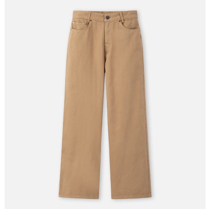 Quần khaki BOO Dáng wide-leg Cho Nữ thêu logo INFI 10