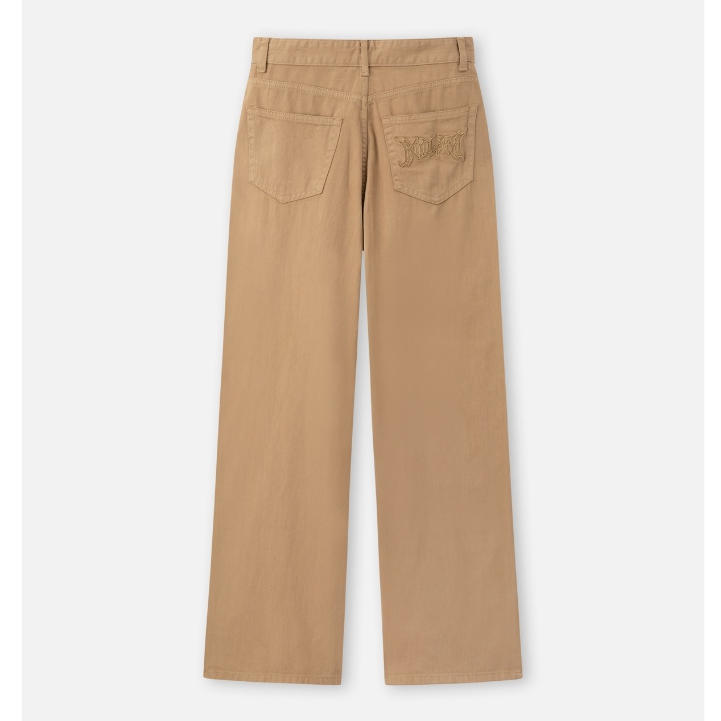 Quần khaki BOO Dáng wide-leg Cho Nữ thêu logo INFI 10