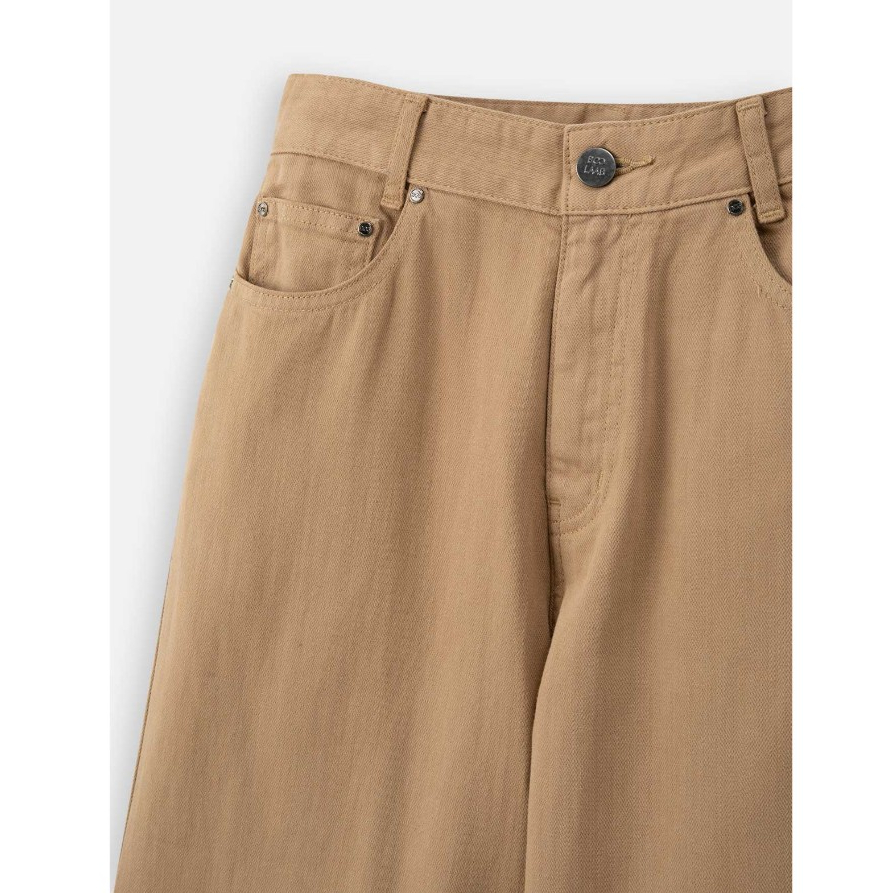 Quần khaki BOO Dáng wide-leg Cho Nữ thêu logo INFI 10