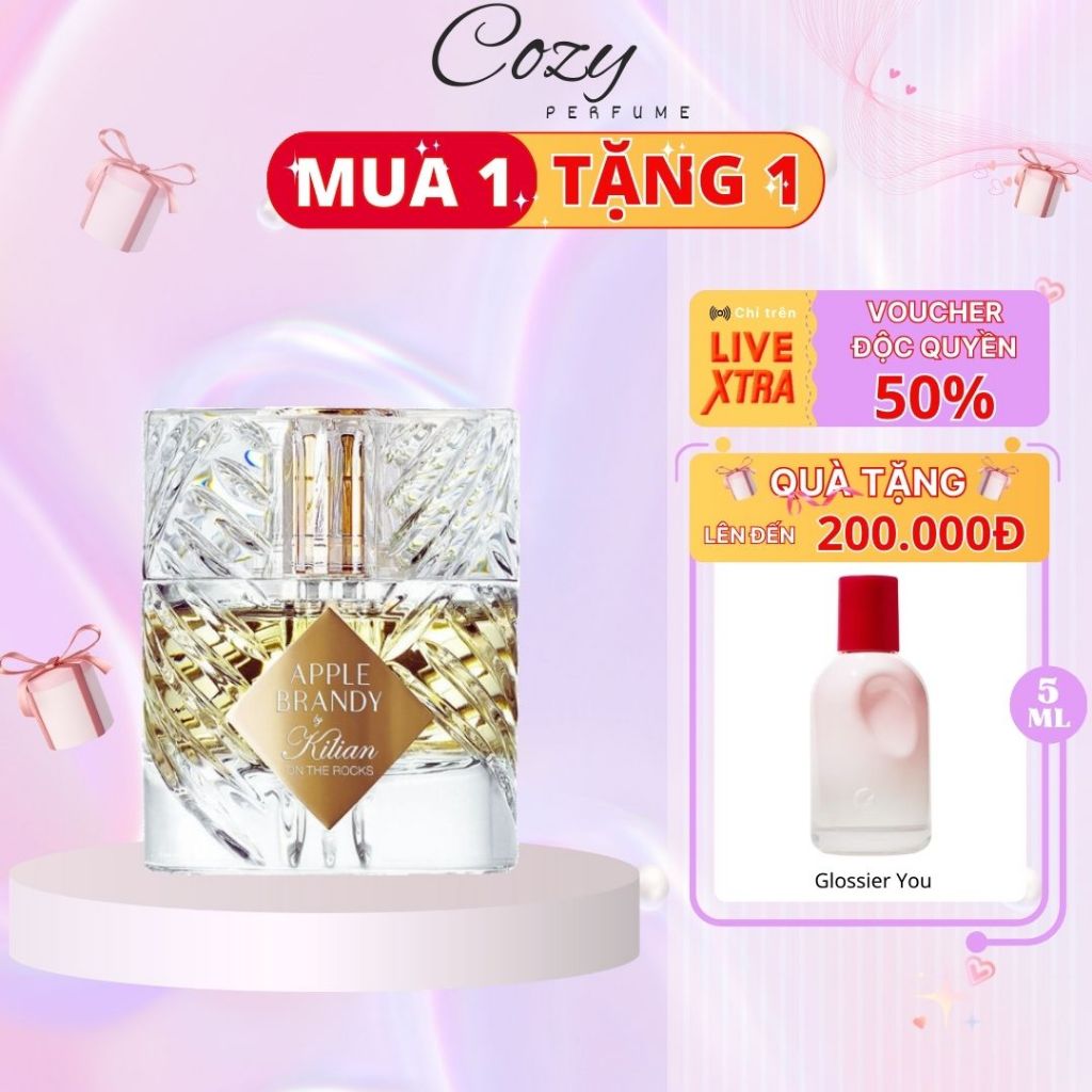 Nước hoa unisex Kilian Apple Brandy on the Rocks Chiết 5ml/10ml Hương thơm Bí ẩn - Cozy Perfume