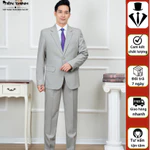 Vest nam trung niên tiến thịnh veston cao cấp vải được may 2 lớp dày vải không nhăn không bai không phai màu khi giặt — ảnh 1