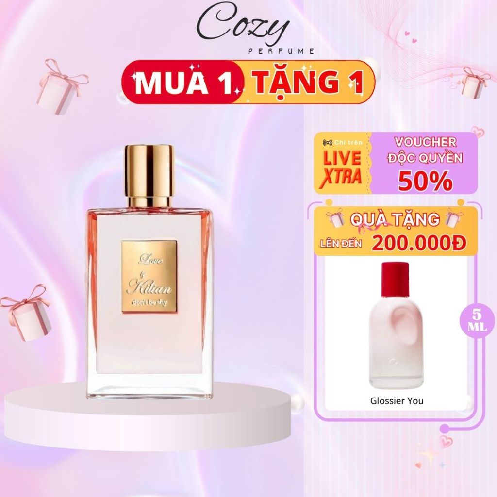 Nước hoa unisex Kilian Love Don’t Be Shy Chiết 5ml/10ml Hương thơm Gợi cảm, Quyến rũ - Cozy Perfume