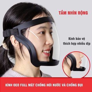 Mặt nạ, Kính bảo vệ chống hơi nước, chống bụi -bản cải tiến (dụng cho nông nghiệp, xây dựng...)