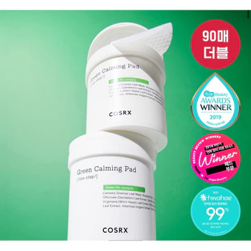 [ Oliveyoung]Miếng tẩy da chết Cosrx One Step Green Hero Calming Pad 90 miếng