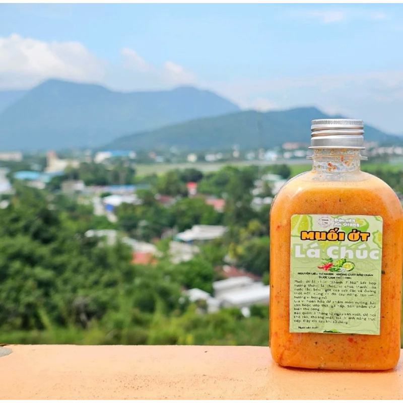 Muối Ớt, Nước Chấm Lá Chúc Thơm Nồng - Thành 7 Núi, Đặc sản An Giang. Giúp các món ăn ngon hơn