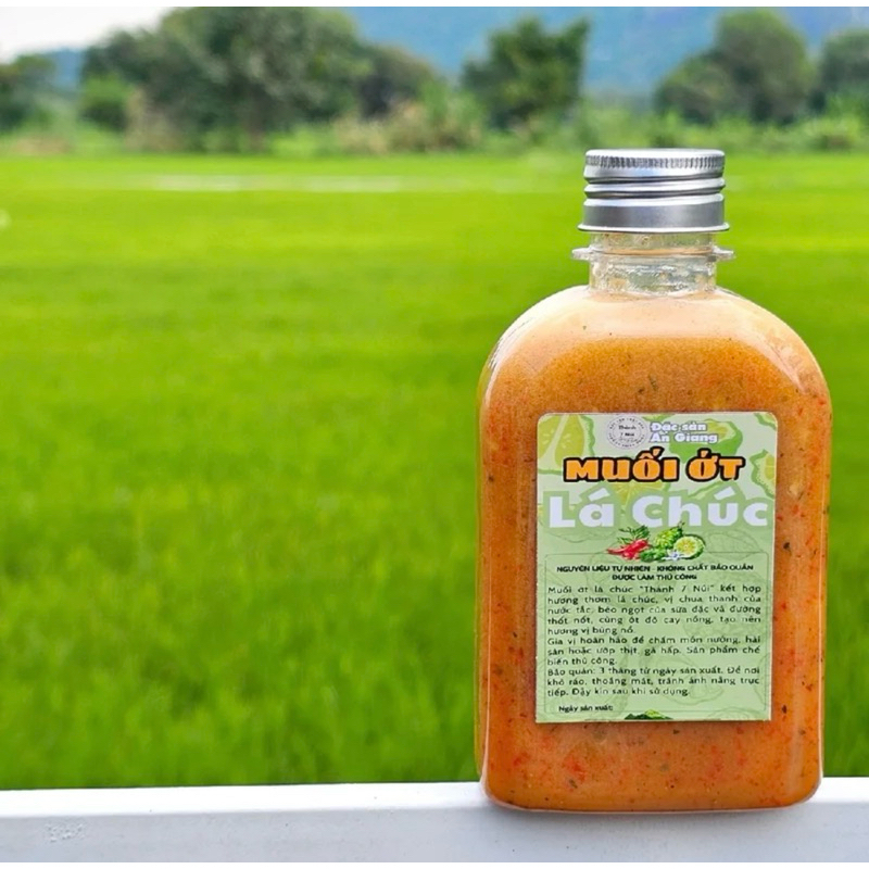 Combo Mua 2 tặng 1. Muối Ớt, Nước Chấm Lá Chúc - Đặc Sản An Giang. Giúp mon ăn thêm ngon