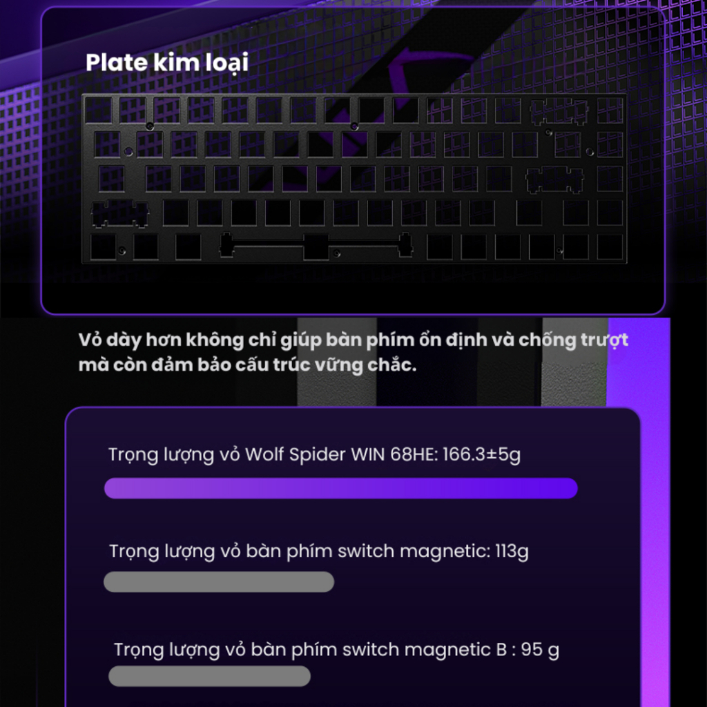 Bàn Phím Cơ Gaming AULA WIN60HE WIN68HE Rapid Trigger Polling Rate 8K Scan Rate 32KHz Chính Hãng | BigBuy360 - bigbuy360.vn