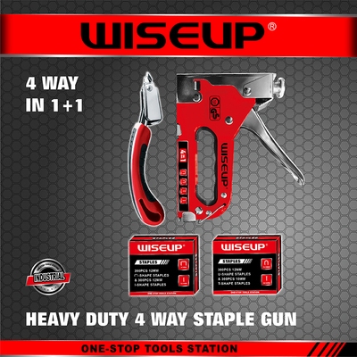Kìm bắn đinh ghim WISEUP , đa năng, tiện dụng tặng kèm 300 ghim