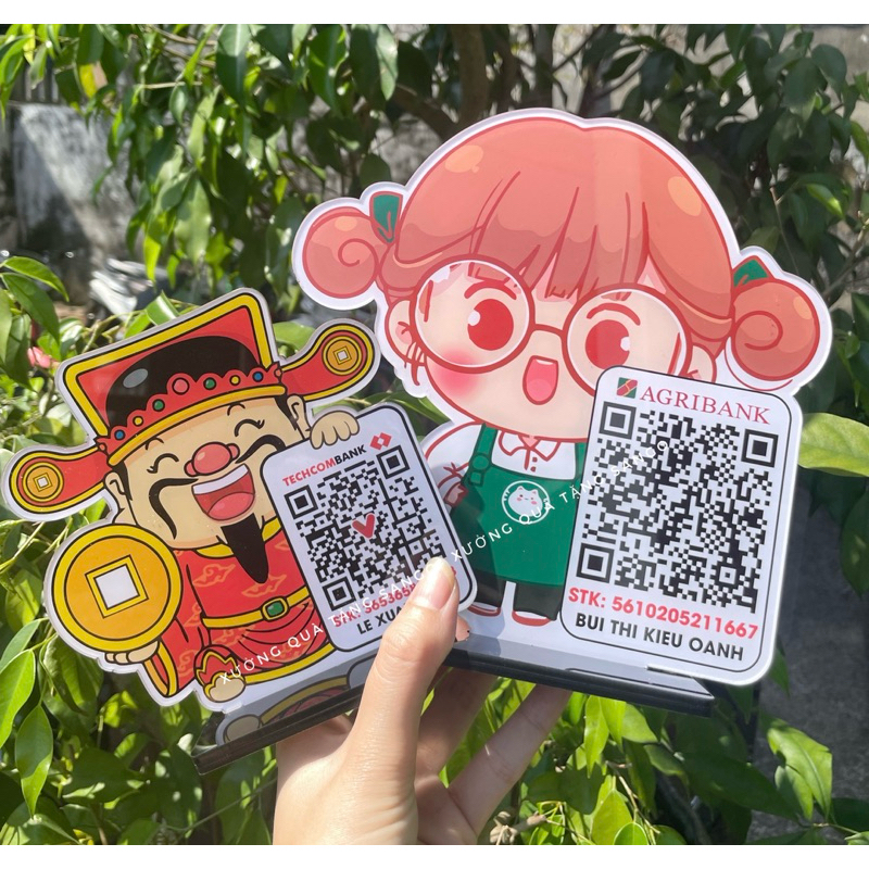 Bảng mã Qr mica  siêu tiện lợi.  - Xưởng quà tặng Sango