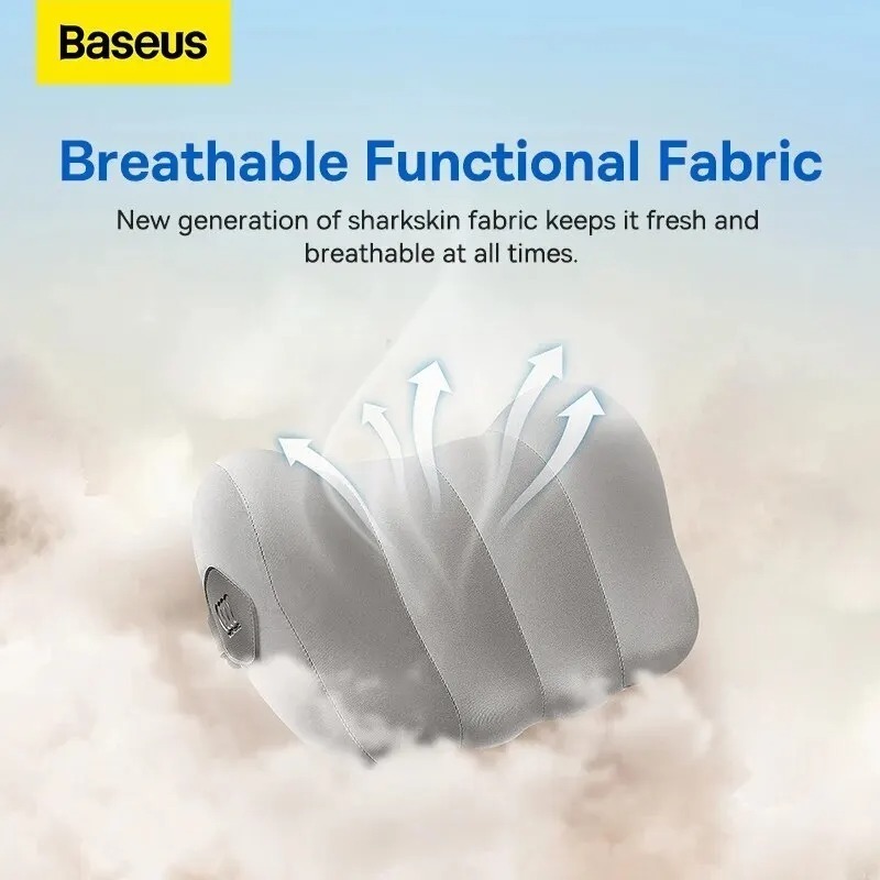 Gối Tựa Đầu Bằng Cotton Mềm Sử Dụng Trên Ô Tô Baseus ComfortRide Series Car Lumbar Có Mút Đệm Lưng 3D Hỗ Trợ Cột Sống