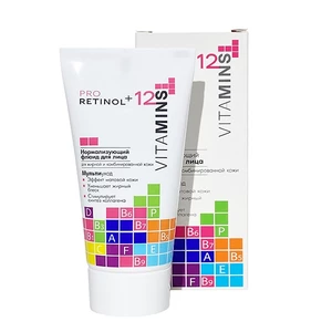 Kem dưỡng da mặt & mặt nạ dưỡng da & cân bằng bóng dầu Pro Retinol + 12 Vitamins,