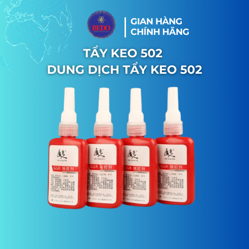 Dung Dịch Tẩy Keo 502 BEDO Dạng Xịt Làm Sạch Keo 502 Trên Tay Vải Nhựa Kim Loại Không Hại Bề Mặt