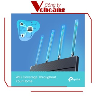 Router Wi-Fi 6 Băng tần kép TP-LINK Archer AX12 chuẩn AX1500 Wi-Fi 6