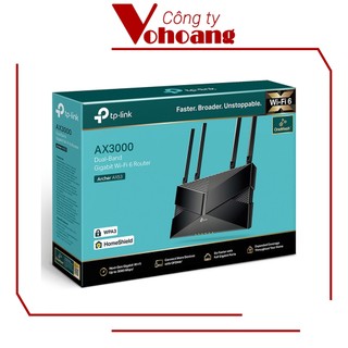 Router Wi-Fi 6 Gigabit Băng Tần Kép AX3000 TP-Link Archer AX53