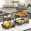 Kệ Đựng Đồ Nhà Bếp Đa Năng 3 Tầng, Giỏ Đựng Gia Vị, Trái Cây, Decor Đa Năng Thép Cacbon Cao Cấp