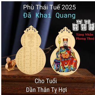 Thái Tuế Phù Bính Ngọ 2026 Hóa Giải Hạn Cho Tuổi Tý Ngọ mão SửuTặng Nhẫn Phong Thuỷ