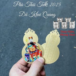 Thái Tuế Phù Bính Ngọ 2026 Hóa Giải Hạn Cho Tuổi Tý Ngọ mão SửuTặng Nhẫn Phong Thuỷ