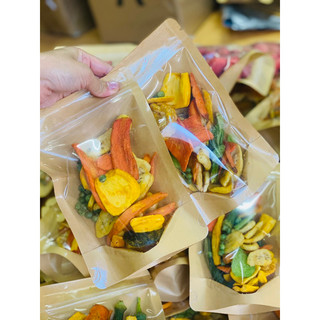 THUYTIENFOOD Trái Cây Sấy Đà Lạt 100gr – Snack Healthy – Ăn Vặt Giòn Ngon – Không Phẩm Màu