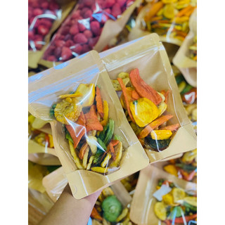 THUYTIENFOOD Trái Cây Sấy Đà Lạt 100gr – Snack Healthy – Ăn Vặt Giòn Ngon – Không Phẩm Màu