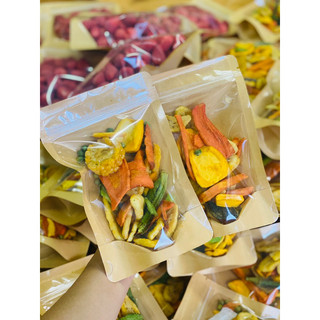 THUYTIENFOOD Trái Cây Sấy Đà Lạt 100gr – Snack Healthy – Ăn Vặt Giòn Ngon – Không Phẩm Màu