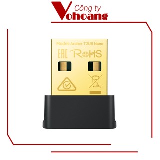 USB Wi-Fi Nano TP-LINK T2UB AC600 tích hợp Bluetooth 4.2