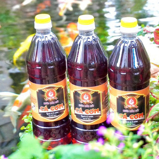 1 Lít Mắm Cốt Cá Cơm ủ 3 năm 45N (tặng kèm mắm tôm hoặc mắm tép 100gr)  Ba Làng - Thanh Hoá