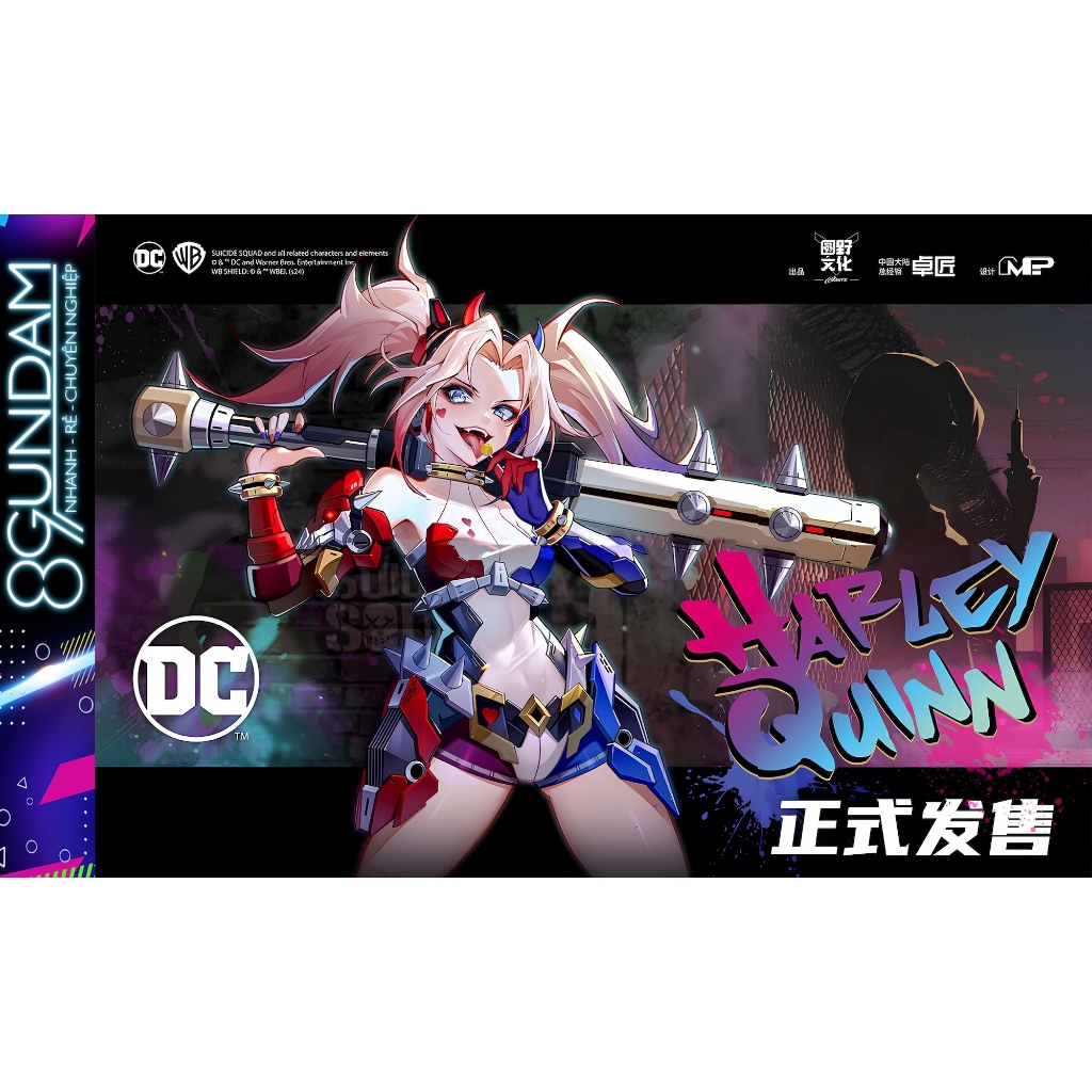 [CÓ SẴN] Mô Hình Lắp Ráp MS General 1/10 DC Harley Quinn (bản 02 Body ...