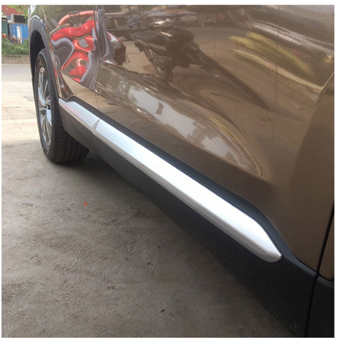 Nẹp Sườn Xe Hyundai Santafe 2019- 2020- 2021- 2022,2023 mạ crom cao cấp