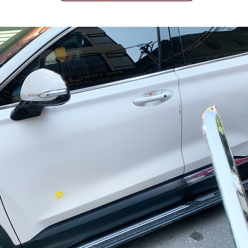 Nẹp Sườn Xe Hyundai Santafe 2019- 2020- 2021- 2022,2023 mạ crom cao cấp