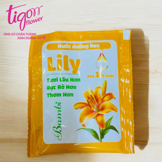 Combo 20 gói nước dưỡng hoa Lily chuyên dụng cho hoa Ly - hoa tươi lâu hơn, rực rỡ hơn, thơm hơn mà không cần thay nước