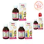 Neo Kids Growth, Siro Multivitamin giúp Bổ sung 18 Vitamin và khoáng chất, hỗ trợ bé biếng ăn chai 150ml