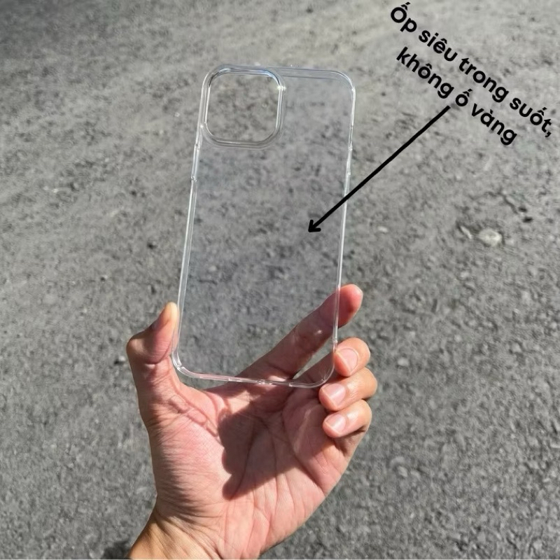 Ốp Memumi siêu mỏng trong suốt chống ố vàng IPhone 17Promax 17Air 17pro 11 12 13 14 15 16promax plus