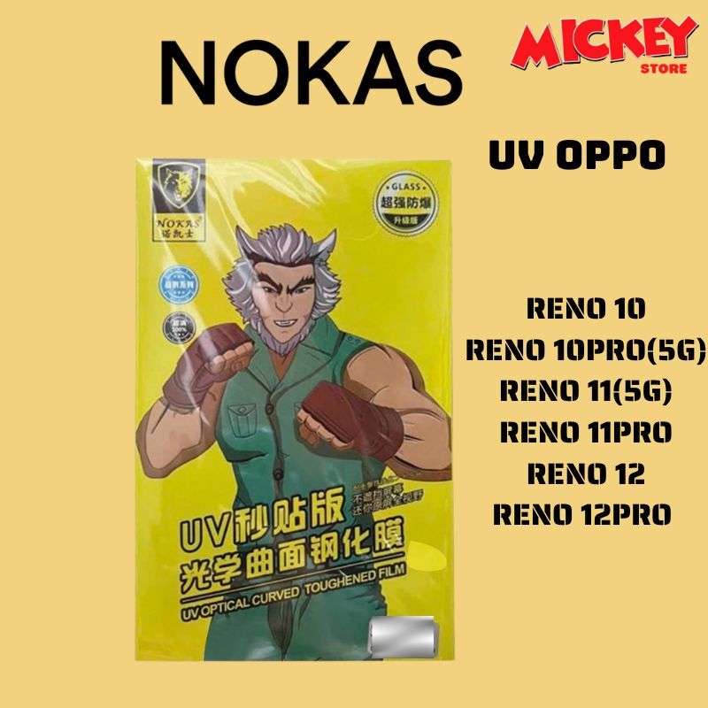 Kính cường lực UV nhận cảm biến vân tay reno8t 5g reno10 reno10pro reno11 reno11pro reno12 reno12pro